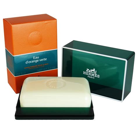 hermes eau d'orange verte soap.